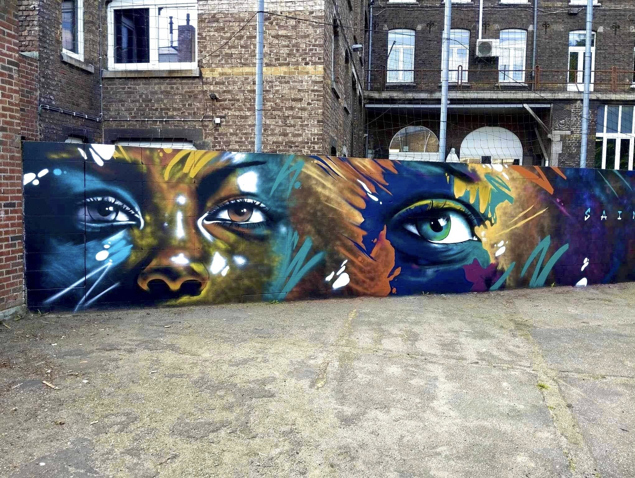 Réalisation de fresques avec NOIR OLIVE !